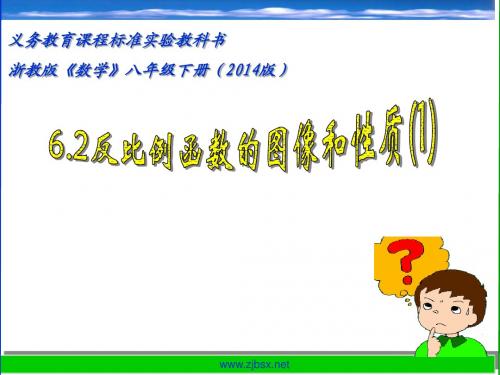 6.2反比例函数的图像和性质(1)课件(八下)