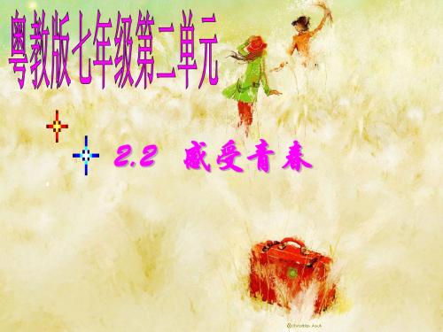 《感受青春》课件2(20页)(粤教版七年级上)