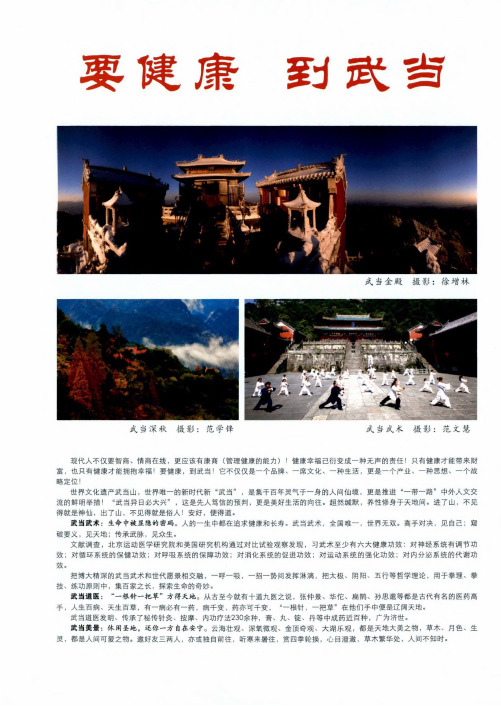 要健康到武当