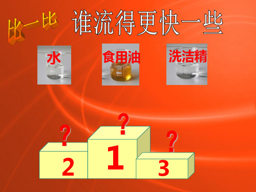 三年级上册科学课件-4.3谁流得更快一些｜教科版(共15张PPT)