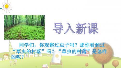 小学语文五年级下册《10草虫的村落》PPT课件 (4)