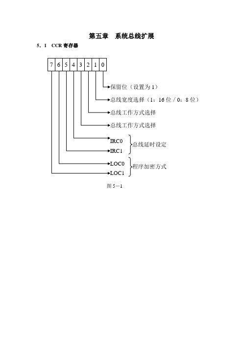 微机原理课件第五章  系统总线扩展