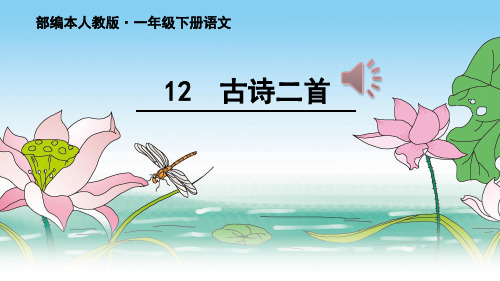 小学语文一下课文6.12《12.古诗二首》