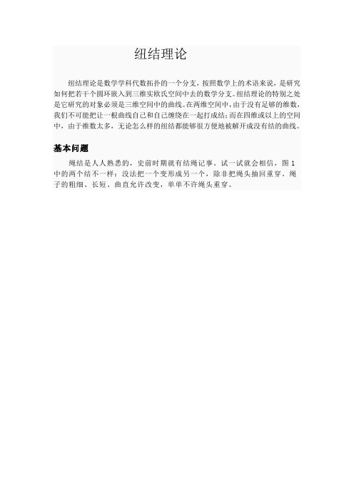 纽结理论