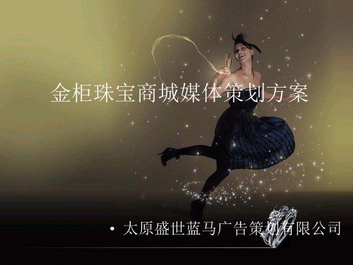 金柜珠宝商城媒体策划方案计划(PPT39页)资料文档