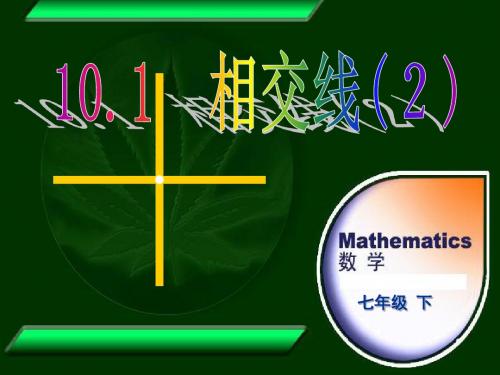 相交线(2)-垂线