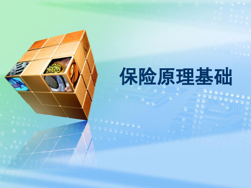 保险原理基础课件 PPT