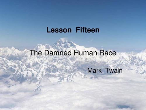Lesson  Fifteen