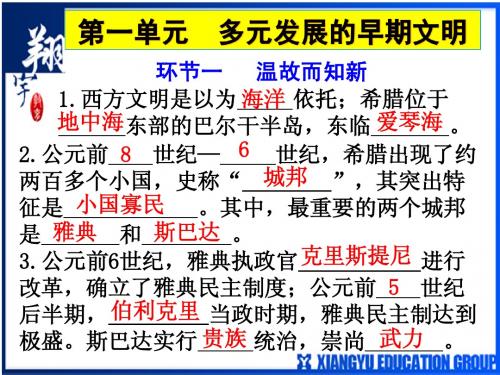 第1单元第3课  西方古典文明(2)-罗马帝国的兴衰