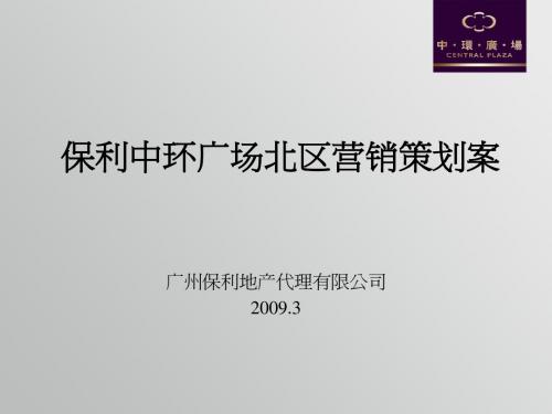 保利中环广场北区营销策划案