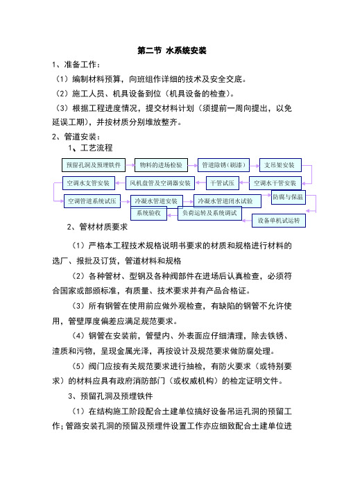 (完整版)第二节 水系统安装