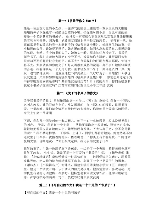 书呆子作文