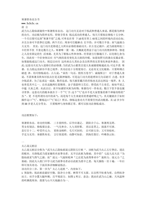 寒暑铁布衣全书