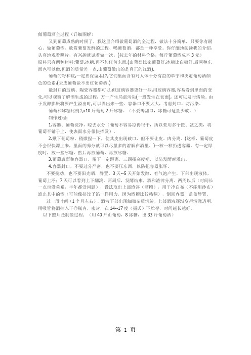 做葡萄酒全过程13页word文档