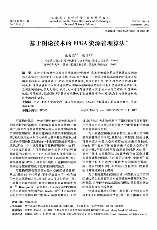 基于图论技术的FPGA资源管理算法