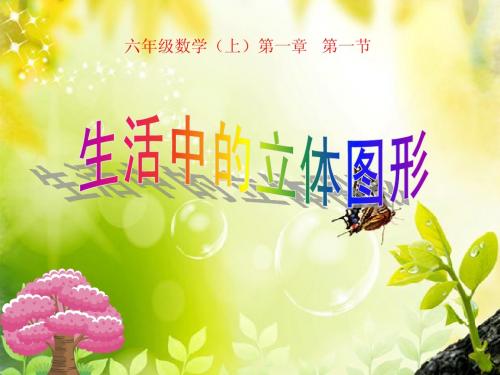 侯中1.1生活中的立体图形