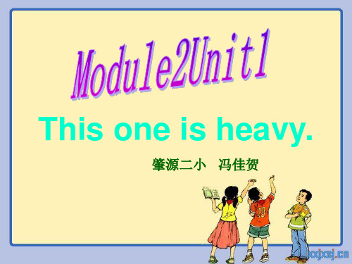 This one is heavy.说课课件