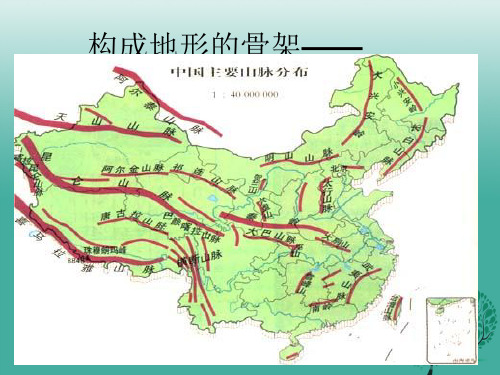 八年级地理上册中国的地形课件湘教版