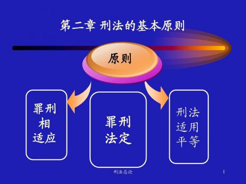 第二章刑法的基本原则