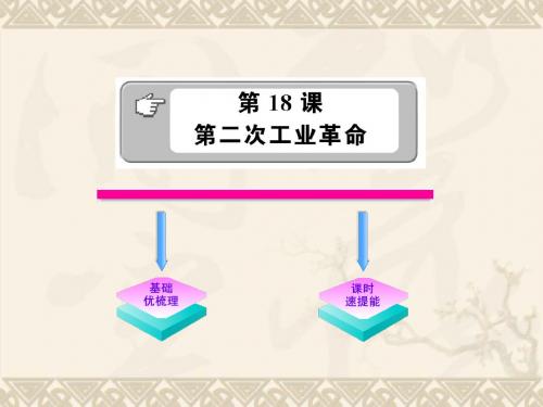 10-11版九年级历史上册 近代史2.18第二次工业革命课件 川教版