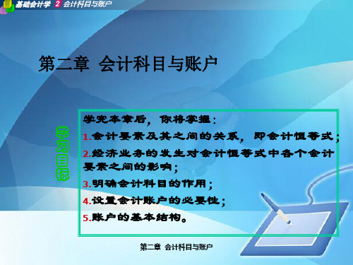会计要素、会计恒等式与会计科目(ppt 75页)