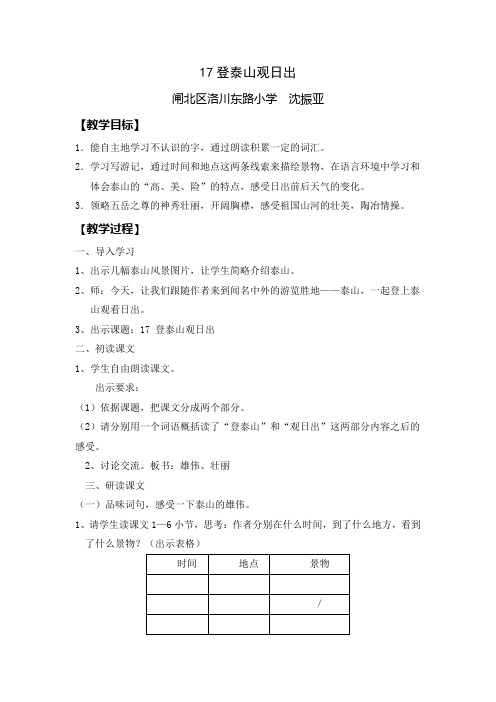 17登泰山观日出