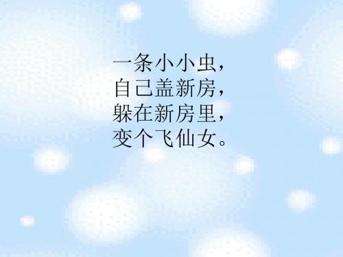 小学二年级下学期语文《蚕姑娘》PPT课件