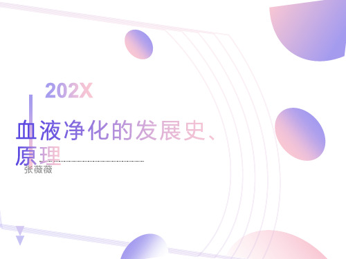 血液净化的发展史