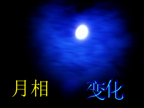月相变化(精1)分析