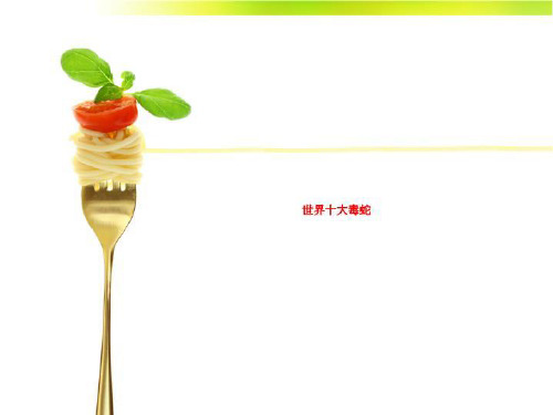 世界十大毒蛇