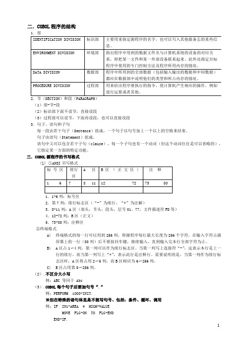 COBOL整理 (修复済み)