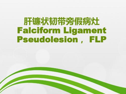 肝镰旁假病灶