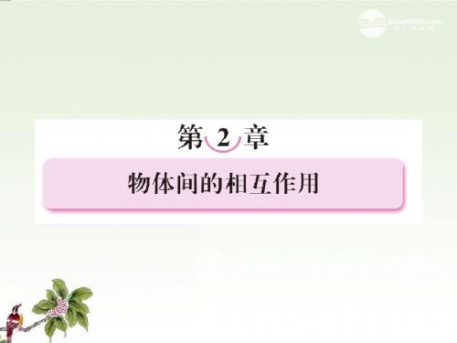 高考物理总复习 第二章 第1讲 重力弹力摩擦力课件