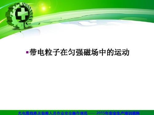 带电粒子在匀强磁场中的运动-PPT精选