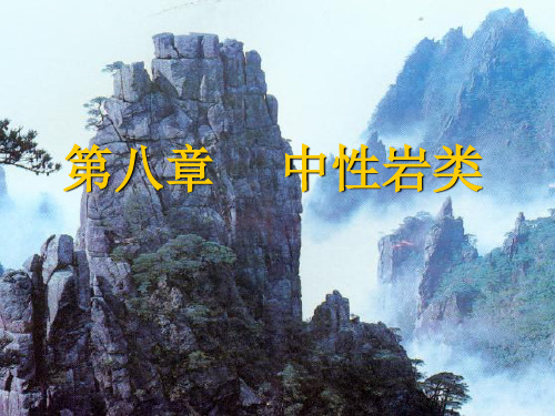 《岩石学》课件第八章中性岩
