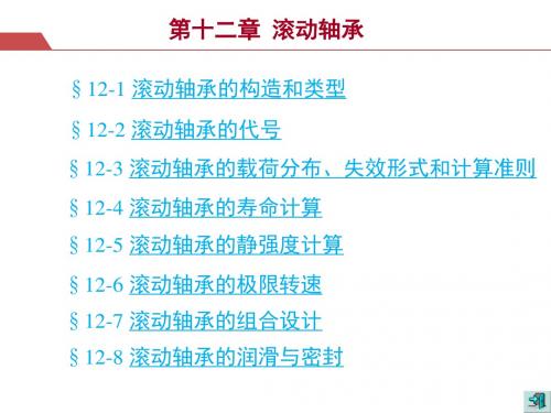 机械设计,滚动轴承上传.ppt.