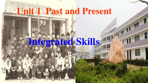牛津译林英语八年级下册 Unit1 Integrated skills (共33张PPT)