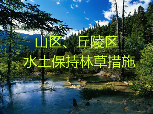 山区丘陵区水土保持林草措施