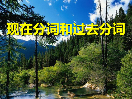 现在分词和过去分词的用法异同2