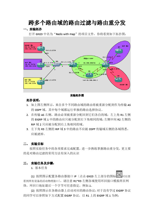 路由过滤与路由重分发