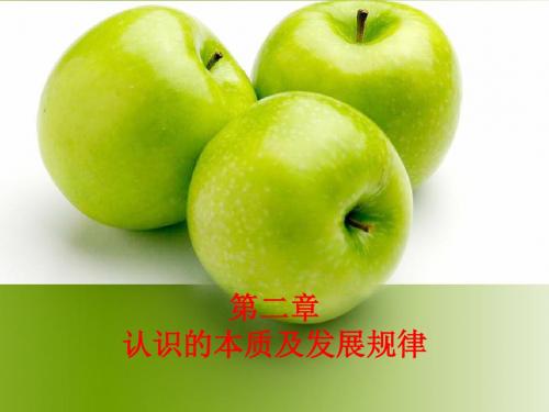 马克思主义基本原理--第二章认识世界和改造世界