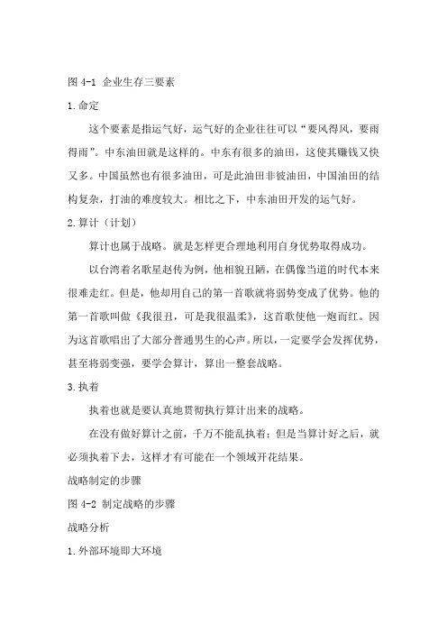战略的制定