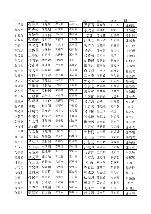 学生姓名