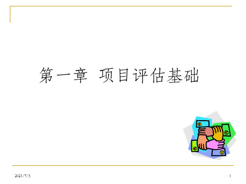 项目评估 第一章 项目评估基础_OK