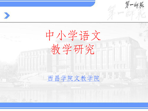 《识字写字教学》