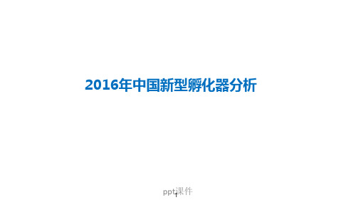 年中国新型孵化器生态与典型模式分析  ppt课件