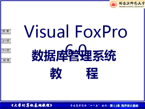 Visual FoxPro 6.0程序设计基础教材版