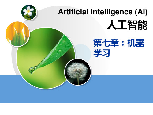 湘潭大学 人工智能 机器学习PPT课件