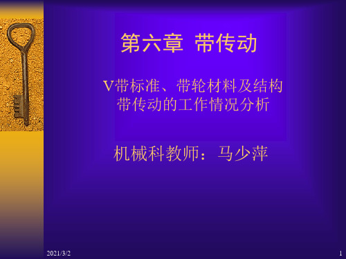 第六章、带传动解析精选课件PPT