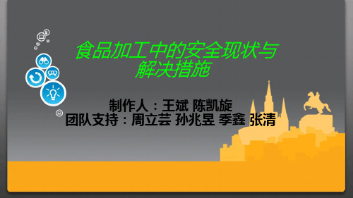 食品加工的安全现状与解决措施